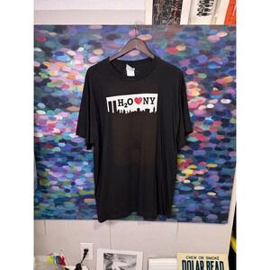 Vintage H2O heart nyc Band T-Shirt Black Cinder Block punk Hardcore XL